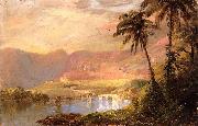 Frederic Edwin Church Tropical Landscape oil on canvas